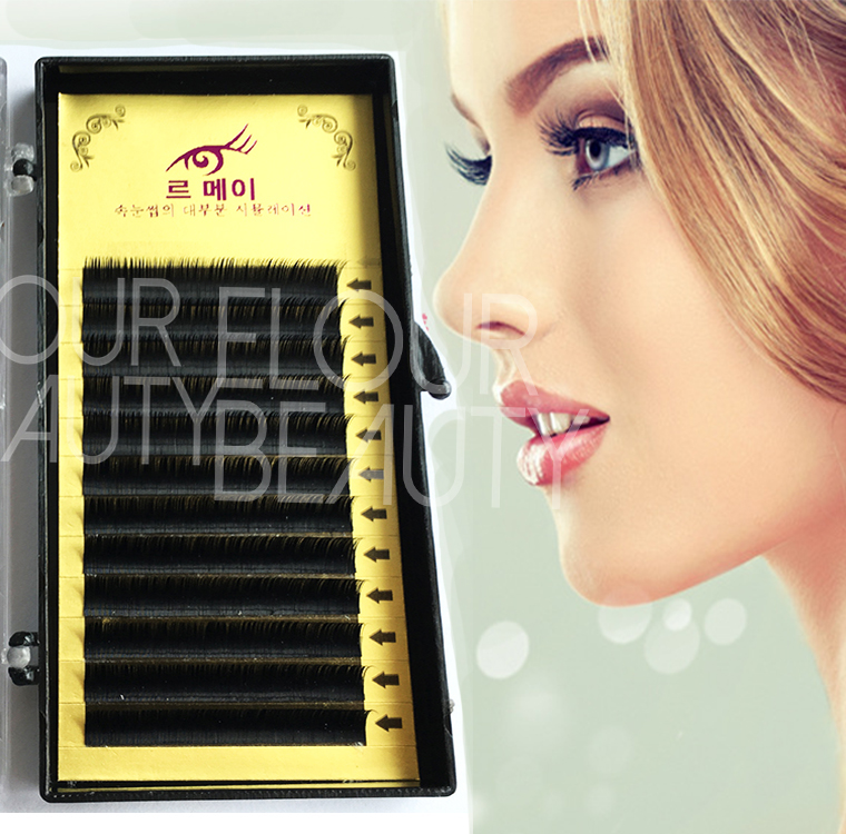 Private label mink natural looking eyelash extensions China EJ70